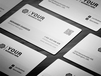 Creative Corporate Business Card 36 business card clean commerce company corporate creative design horizontal modern print ready psd stylish