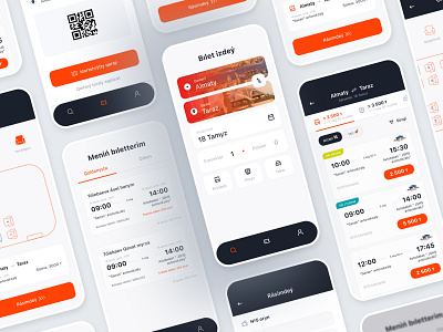 aisle dribbble app bus car design mobile taxi ticket train uiux