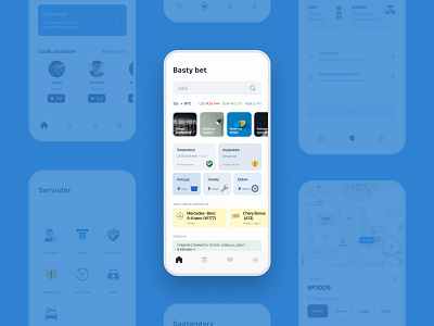 Car services mobile app mobile app ui ux