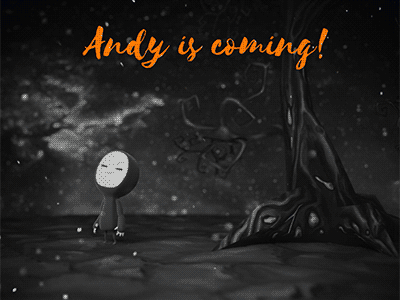 Andy's Dark Tale creepy dark halloween indiegame platform videogame