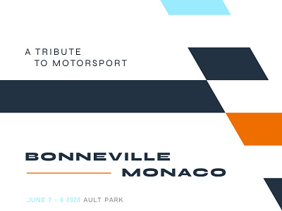 Cincinnati Concours d'Elegance 2020 Campaign Concepts automotive branding luxury typography