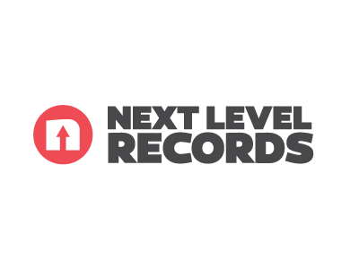 Next Level Records Alt. branding emblem logo mock up mockup