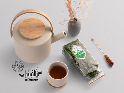 Gilan Sara tea & rice branding design graphic design illustration logo logo design logodesign logodesigns mobile ui design typography ui ux vector