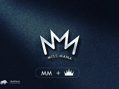 Miss mana 2019 logo design