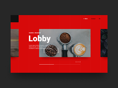 Portfolio site design figma typography ui vector web