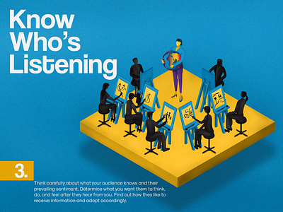 3. KNOW WHO’S LISTENING abstract adobe photoshop brand mascot branding cartooning character colors digital art graphic design ideas illustration isometric leadership listeners painting people post modern presentation science typography