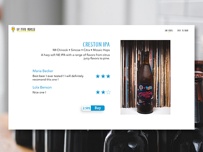 UI Daily 012 : E commerce Shop beer dailyui e commerce product ui uidaily uidesign