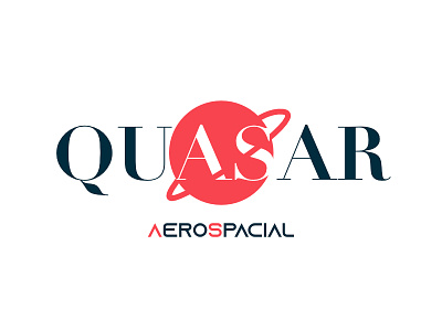 Quasar Aerospacial Logo aerospacial branding dailylogo design illustration logo logo a day quasar typography vector