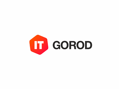 IT Gorod logo design development it logo web