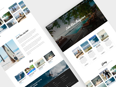 Luxury Beach Resort Landing Page