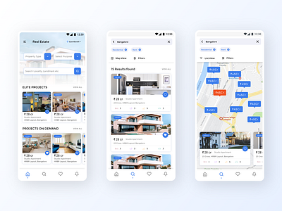 real estate App UI UX