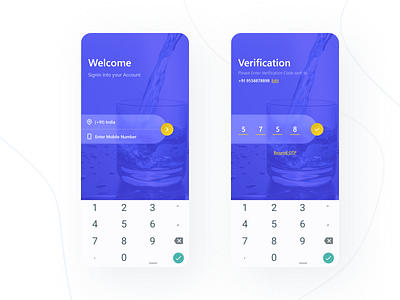 Smart Water App android app design mobile app design mobile design mobile ui ui uidesign uiux uxdesign