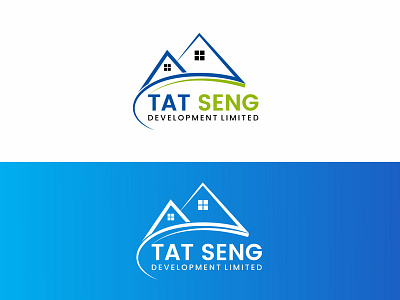 Tat Seng Real Estate Logo Design animation app branding creative cute design dribbble flat icon identity lettering logo minimal type typography ui ux vector web website