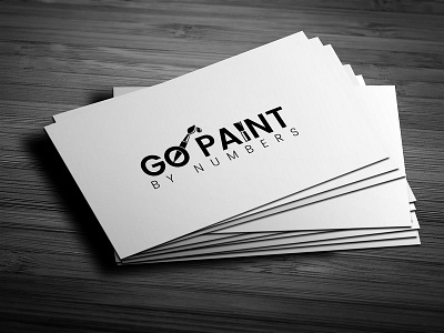 Go Paint Logo Design app branding creative cute design dribbble best shot flat graphic design icon identity illustrator lettering logo minimal paint typography ui ux vector web