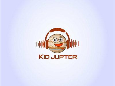 Kid Jupter Logo Design app branding creative cute design dribbble dribbble best shot flat graphic design icon identity illustration lettering logo minimal typography ux vector web website