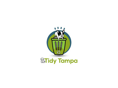 Tidy Tampa Logo Design app branding creative cute design dribbble best shot flat graphic design icon identity illustrator lettering logo minimal type typography ui ux vector web