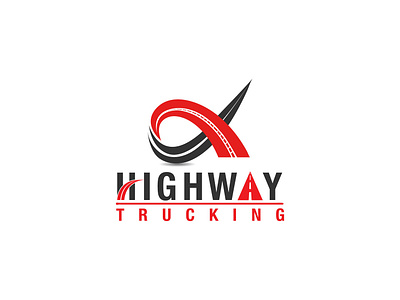 Highway Trucking branding creative design flat graphic design identity illustration illustrator lettering logo logo design logo design concept minimal type typography ui ux vector web website