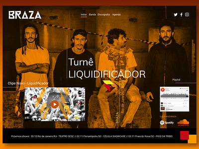Landing Page Braza branding design landingpage ui ux webdesign