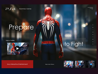 Spiderman design landingpage layoutdesign marvel spiderman ui ux webdesign