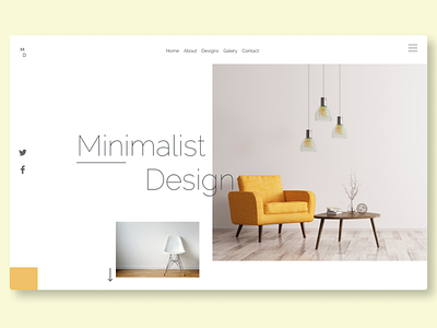 Less is More design landingpage layoutdesign minimalist design ui ux webdesign