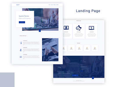 Landing Page design landingpage ui ux webdesign