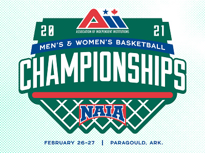 AII Championships Logo aii arkansas basketball championship college sports sports tournament