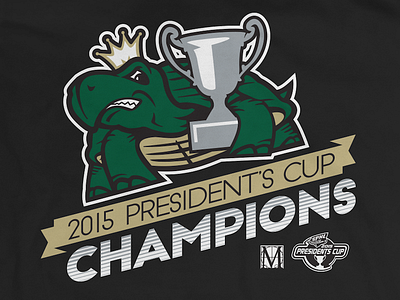 UNUSED: RiverKings Champions Shirt champions crown hockey memphis mississippi riverkings sphl sports trophy turtle