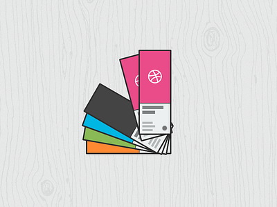 Dribbble Invite dribbble invitation invite pantone player tickets two wood