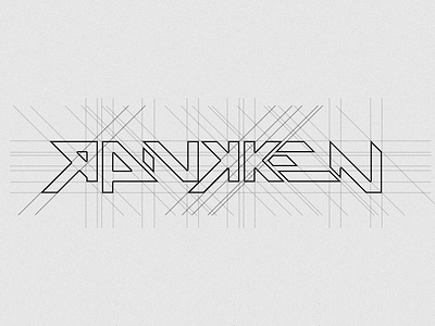 Logotype - RANKKEN brand genesis logo logotype metal music musique rankken web webgenesis