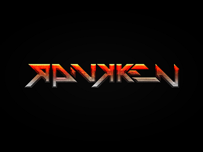 Logotype - RANKKEN (final version) brand final genesis logo logotype metal music musique rankken version web webgenesis