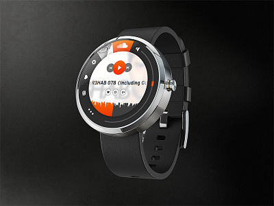 Moto 360 - Soundcloud 360 android application design moto motorola soundcloud