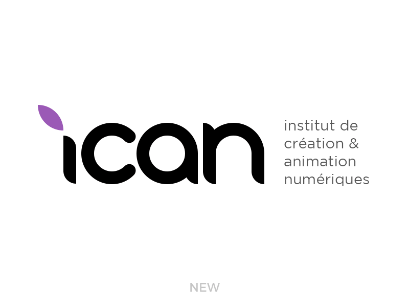 ICAN School - Redesign Logotype circle ges ican idea logo paris proposition redesign school école