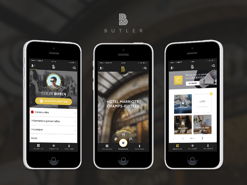 Butler App by Beryl Design on Dribbble