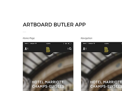 Butler App - Artboard