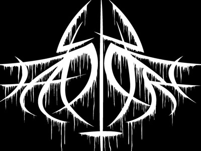 LAHaadcore logo 3 black metal logo