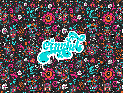 Cinnful branding design illustration logo pattern type typography