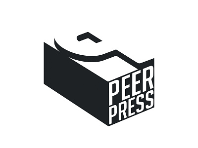 Peer press logo branding graphic design logo design