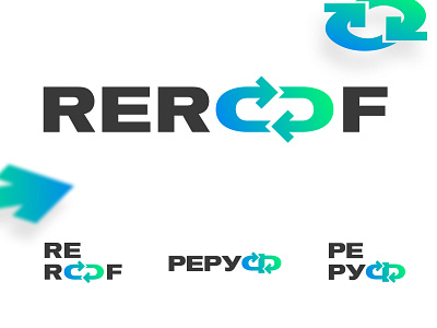 Дизайн логотипа ReRoof design illustration logo