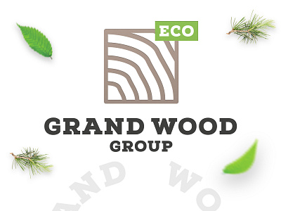 Logo «Grand Wood Group» branding design logo