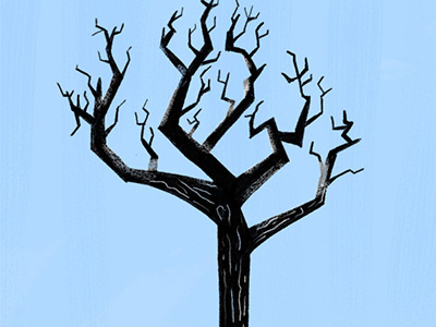 Tree Experiment branches brushes disney illustration photoshop tree