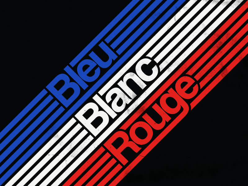 Happy Bastille Day swiss design helvetica hellbound workshop france bastille day type typography artwork art