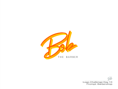 Bob The Barber barbershop branding dailylogochallenge design flat icon illustration logo logo a day retro typography vector