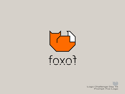 Foxof branding dailylogochallenge design flat fox foxof icon illustration logo logo a day typography vector