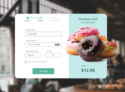 Daily UI - Credit Card Checkout daily ui daily ui 002 design design challenge oo2 ui ux