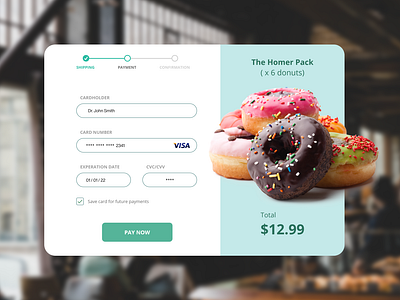 Daily UI - Credit Card Checkout