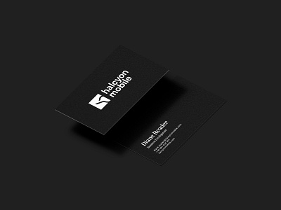 Company Business Card black and white brand branding business card businesscard contrast design graphic design logo minimalist print stationery