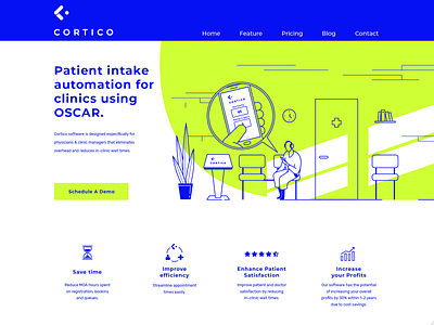 Cortico Landing Page