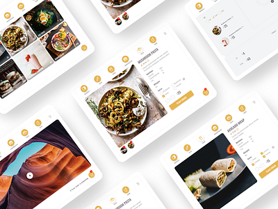 Food Reservation App by Selen Arslan on Dribbble