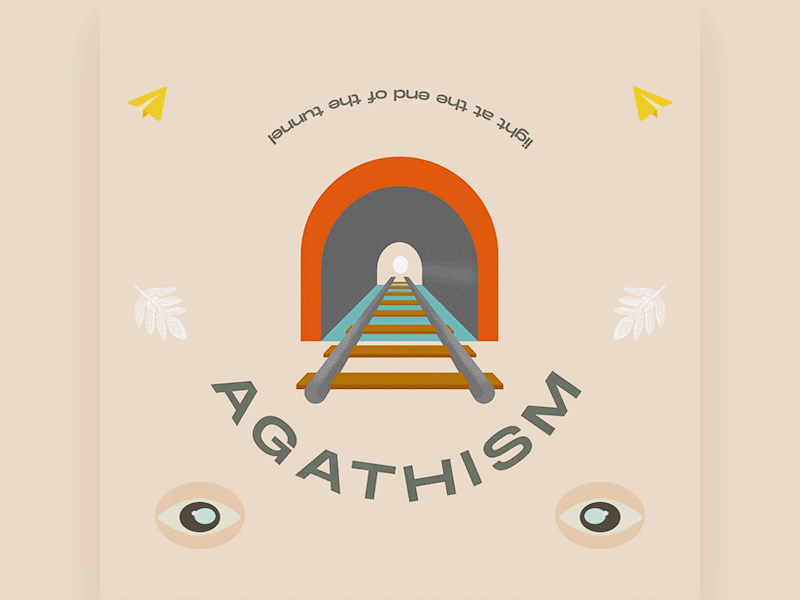 Agathism aftereffects agathism animated gif animation design gif hope light optimism tunnel