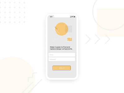 Sign Up Screen dailyui day1 design signup page signup screen ui